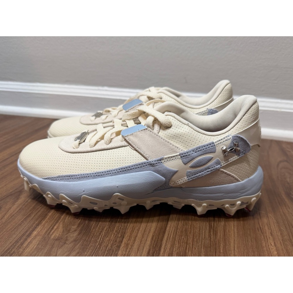 Under Armour Bryce Harper 10 Pro TPU Baseball Cleats Cream Sz 9.5 (6010136-280)